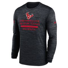 Houston Texans Sideline Velocity Performance Long Sleeve T-Shirt - Navy | Nike outlet