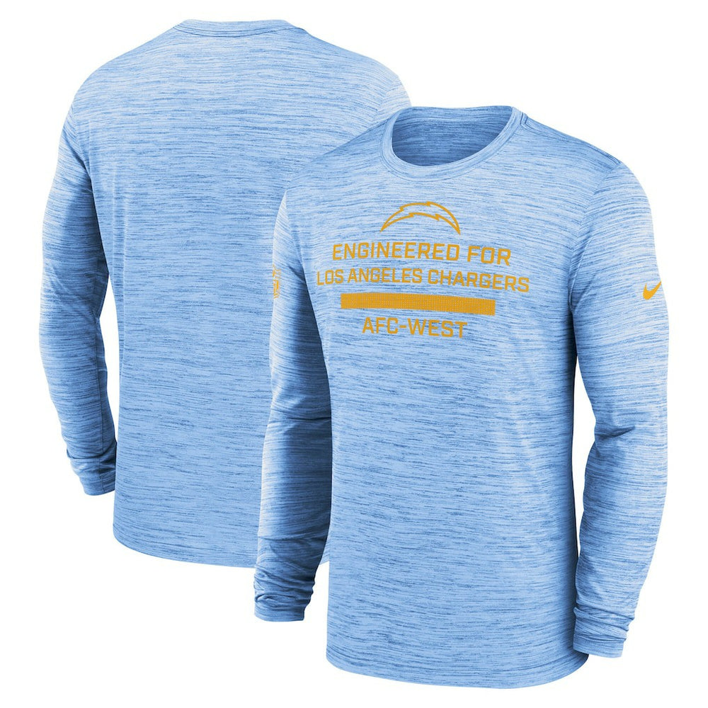 Los Angeles Chargers Sideline Velocity Performance Long Sleeve T-Shirt - Powder Blue | Nike cheap