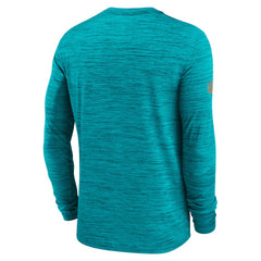 Miami Dolphins Sideline Velocity Performance Long Sleeve T-Shirt - Aqua | Nike discount