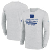 New York Giants Sideline Velocity Performance Long Sleeve T-Shirt - Ash | Nike on sale