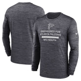 Atlanta Falcons Sideline Velocity Performance Long Sleeve T-Shirt - Charcoal | Nike sale