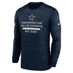 Dallas Cowboys Sideline Velocity Performance Long Sleeve T-Shirt - Navy | Nike discount