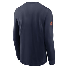 Denver Broncos Sideline Dri-FIT Long Sleeve T-Shirt - Navy | Nike for sale