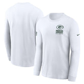 Green Bay Packers Sideline Dri-FIT Long Sleeve T-Shirt - White | Nike on sale