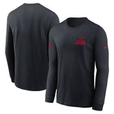 Houston Texans Sideline Dri-FIT Long Sleeve T-Shirt - Navy | Nike online