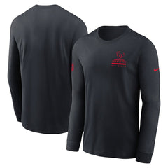 Houston Texans Sideline Dri-FIT Long Sleeve T-Shirt - Navy | Nike online
