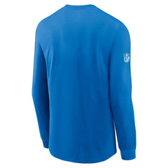 Detroit Lions Sideline Dri-FIT Long Sleeve T-Shirt - Blue | Nike for sale