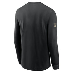 New Orleans Saints Sideline Dri-FIT Long Sleeve T-Shirt - Black | Nike on sale