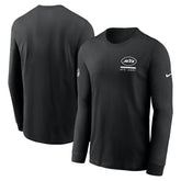 New York Jets Sideline Dri-FIT Long Sleeve T-Shirt - Black | Nike outlet