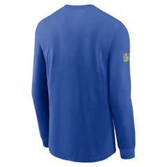 Los Angeles Rams Sideline Dri-FIT Long Sleeve T-Shirt - Royal | Nike for sale