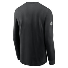 Philadelphia Eagles Sideline Dri-FIT Long Sleeve T-Shirt - Black | Nike cheap