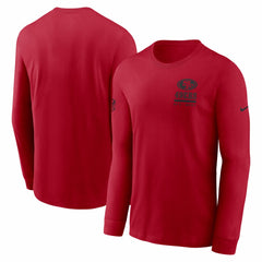San Francisco 49ers Sideline Dri-FIT Long Sleeve T-Shirt - Scarlet | Nike for sale