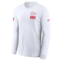 Kansas City Chiefs Sideline Dri-FIT Long Sleeve T-Shirt - White | Nike discount