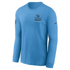 Tennessee Titans Sideline Dri-FIT Long Sleeve T-Shirt - Light Blue | Nike online