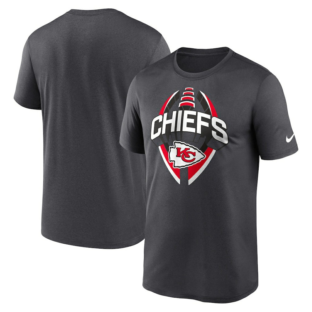 Kansas City Chiefs Legend Icon Performance T-Shirt - Gray | Nike cheap