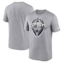 Dallas Cowboys Legend Icon Performance T-Shirt - Silver | Nike on sale