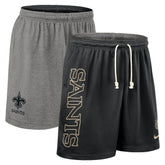 New Orleans Saints Sideline Reversible Dri-FIT Shorts - Black | Nike outlet