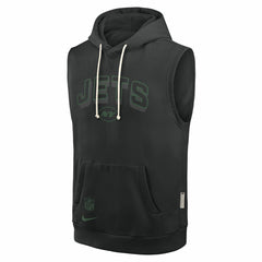 New York Jets Sideline Standard Issue Dri-FIT Sleeveless Hoodie - Black | Nike online
