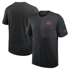 Cincinnati Bengals Sideline UV Dri-Fit Coach Shirt - Black | Nike online