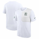 Green Bay Packers Sideline UV Dri-Fit Coach Shirt - White | Nike for sale