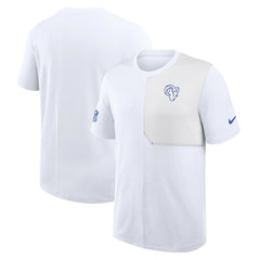 Los Angeles Rams Sideline UV Dri-Fit Coach Shirt - White | Nike sale