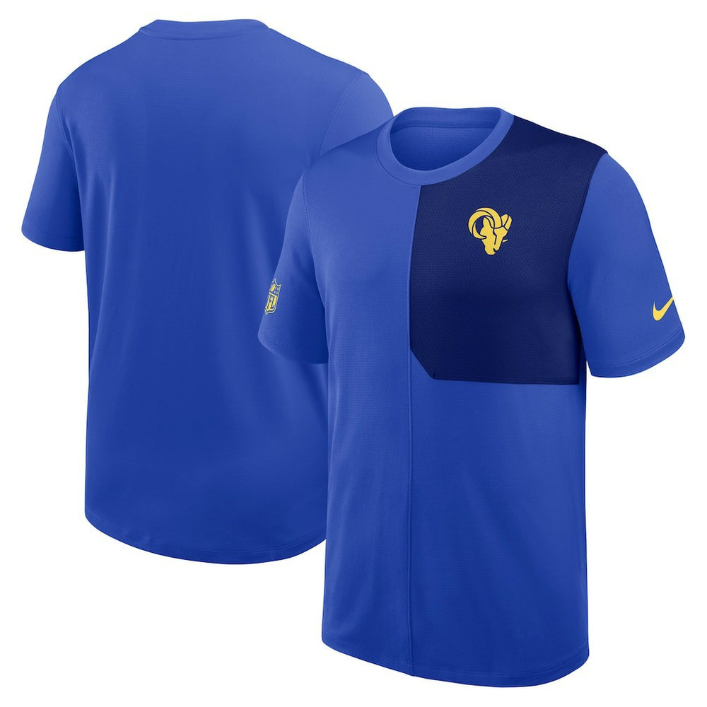 Los Angeles Rams Sideline UV Dri-Fit Coach Shirt - Royal | Nike for sale