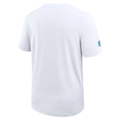 Los Angeles Chargers Sideline UV Dri-Fit Coach Shirt - White | Nike for sale