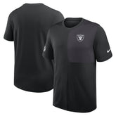 Las Vegas Raiders Sideline UV Dri-Fit Coach Shirt - Black | Nike on sale