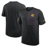Pittsburgh Steelers Sideline UV Dri-Fit Coach Shirt - Black | Nike on sale