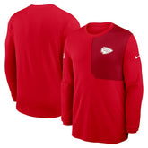 Kansas City Chiefs Sideline Coach UV Dri-FIT Long Sleeve Shirt - Red | Nike outlet