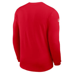 Kansas City Chiefs Sideline Coach UV Dri-FIT Long Sleeve Shirt - Red | Nike outlet