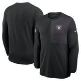 Las Vegas Raiders Sideline Coach UV Dri-FIT Long Sleeve Shirt - Black | Nike sale