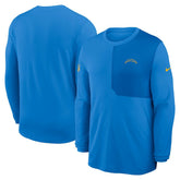 Los Angeles Chargers Sideline Coach UV Dri-FIT Long Sleeve Shirt - Powder Blue | Nike discount