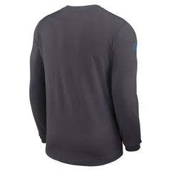 Los Angeles Chargers Sideline Coach UV Dri-FIT Long Sleeve Shirt - Gray | Nike discount