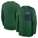 New York Jets Sideline Coach UV Dri-FIT Long Sleeve Shirt - Green | Nike on sale