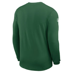 New York Jets Sideline Coach UV Dri-FIT Long Sleeve Shirt - Green | Nike on sale