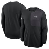 New York Jets Sideline Coach UV Dri-FIT Long Sleeve Shirt - Black | Nike sale