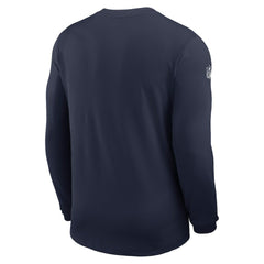 Dallas Cowboys Sideline Coach UV Dri-FIT Long Sleeve Shirt - Navy | Nike on sale
