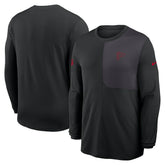 Atlanta Falcons Sideline Coach UV Dri-FIT Long Sleeve Shirt - Black | Nike cheap