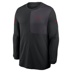 Atlanta Falcons Sideline Coach UV Dri-FIT Long Sleeve Shirt - Black | Nike cheap