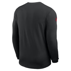 Atlanta Falcons Sideline Coach UV Dri-FIT Long Sleeve Shirt - Black | Nike cheap