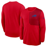Buffalo Bills Sideline Coach UV Dri-FIT Long Sleeve Shirt - Red | Nike discount