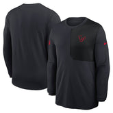 Houston Texans Sideline Coach UV Dri-FIT Long Sleeve Shirt - Navy | Nike cheap