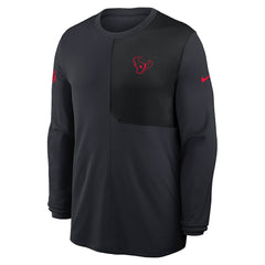 Houston Texans Sideline Coach UV Dri-FIT Long Sleeve Shirt - Navy | Nike cheap