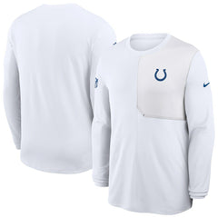 Indianapolis Colts Sideline Coach UV Dri-FIT Long Sleeve Shirt - White | Nike online