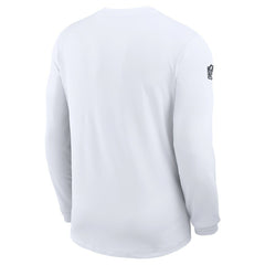 Dallas Cowboys Sideline Coach UV Dri-FIT Long Sleeve Shirt - White | Nike on sale