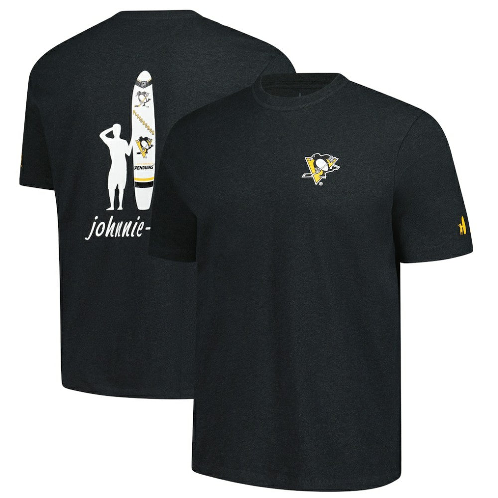 Pittsburgh Penguins johnnie-O Heathered Spencer T-Shirt Charcoal