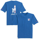 New York Rangers johnnie-O Heathered Spencer T-Shirt Blue