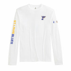 St. Louis Blues johnnie-O Adam Long Sleeve T-Shirt White