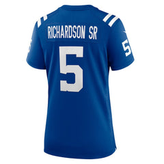 Anthony Richardson Sr. Indianapolis Colts Women's Team Game Jersey - Royal | Nike on sale
